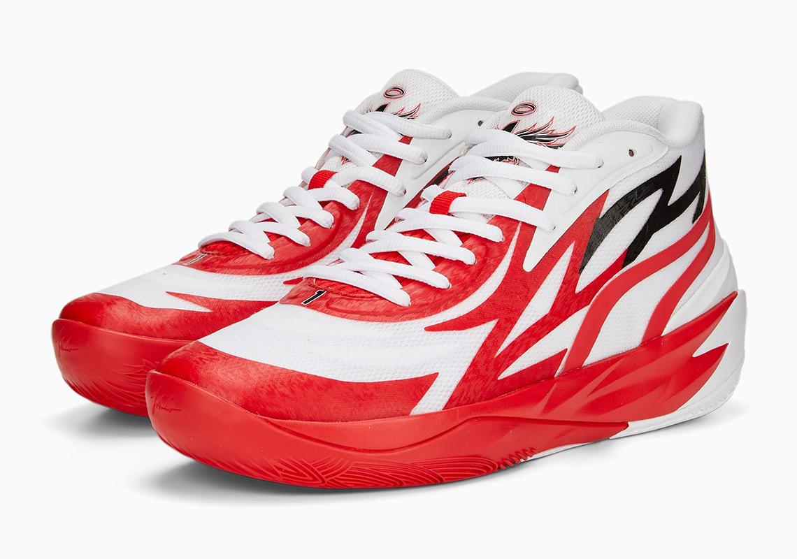 Puma LaMelo Ball MB.02 womens White Red